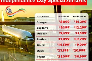 Independence Day Special Airfares from flightshop