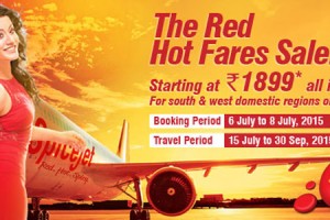 Book Your Domestic Flight At Rs 1899 On Red Hot Fares Sale By Spice Jet