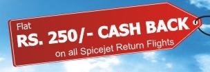 Travel Chacha and Spicejet Cashback Offer