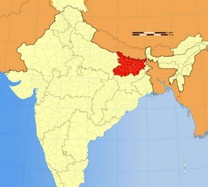 Location Map of Bihar