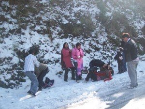 Snow Game in Nainital