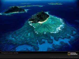 fiji islands melanesia aerial