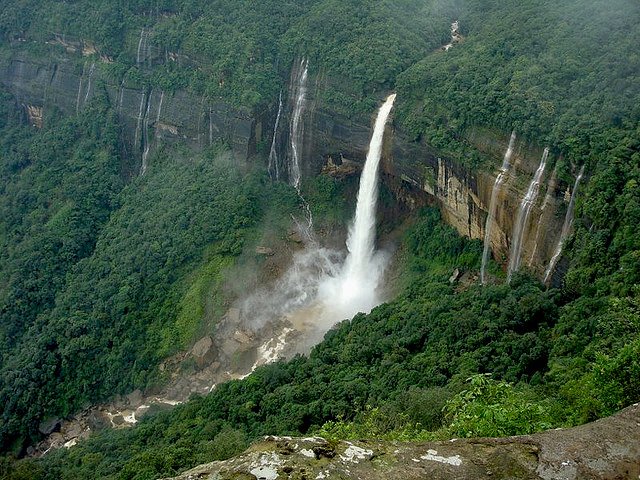Nohkalikai Falls Cherrapunji