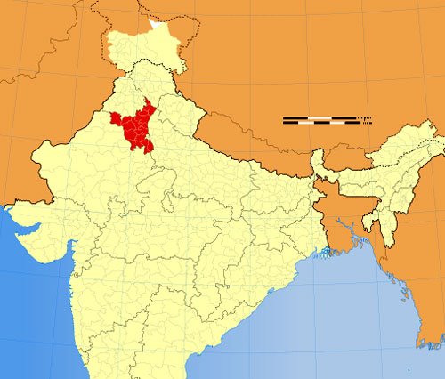 Haryana Tourist Maps - Haryana Travel Google Maps - Free Haryana Maps