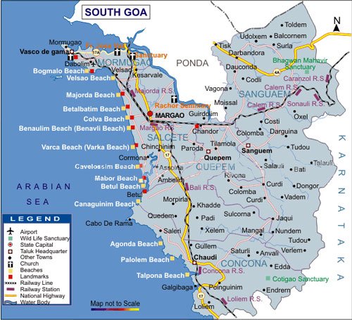 goa travel map