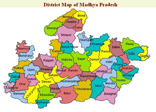 map of madhya pradesh with cities Madhya Pradesh Tourist Maps Madhya Pradesh Travel Maps Madhya map of madhya pradesh with cities