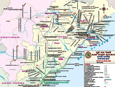 Orissa Railway Network