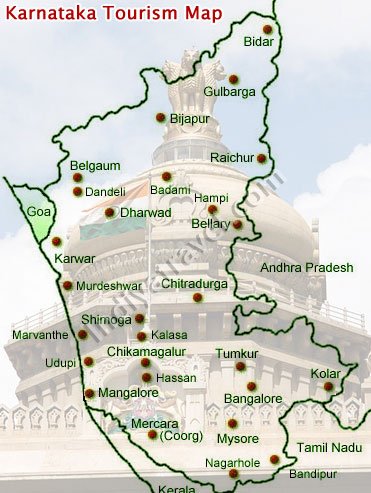 karnataka tour map pdf