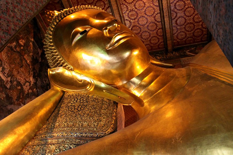 bangkok wat pho reclining buddha