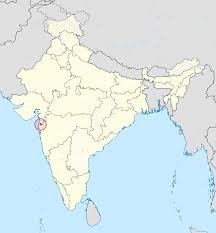 Location of Dadra and Nagar Haveli in India