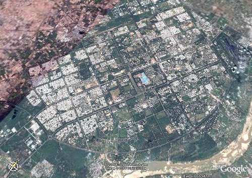 Aerial View of Gandhinagar
