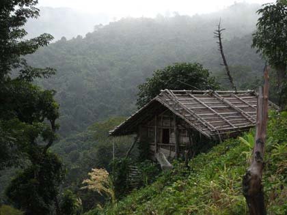 Hill top house at Tura