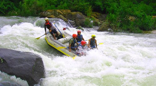 Rafting in Coorg