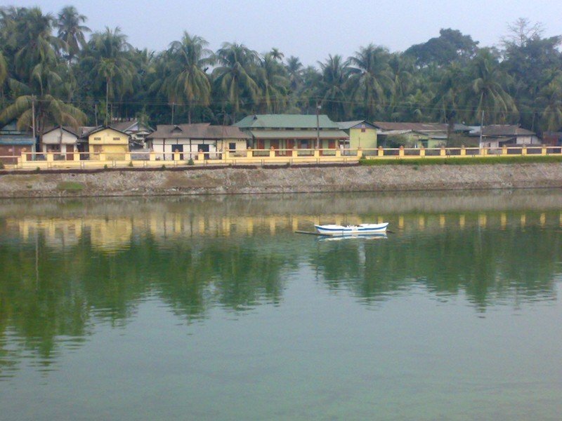 Temple Pond On The Footstep of Madhav Mandir